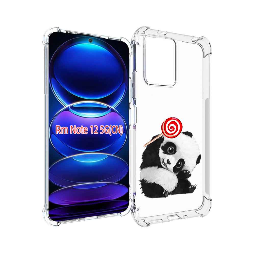 

Чехол MyPads панда с леденцом для Xiaomi Redmi Note 12, Прозрачный, Tocco