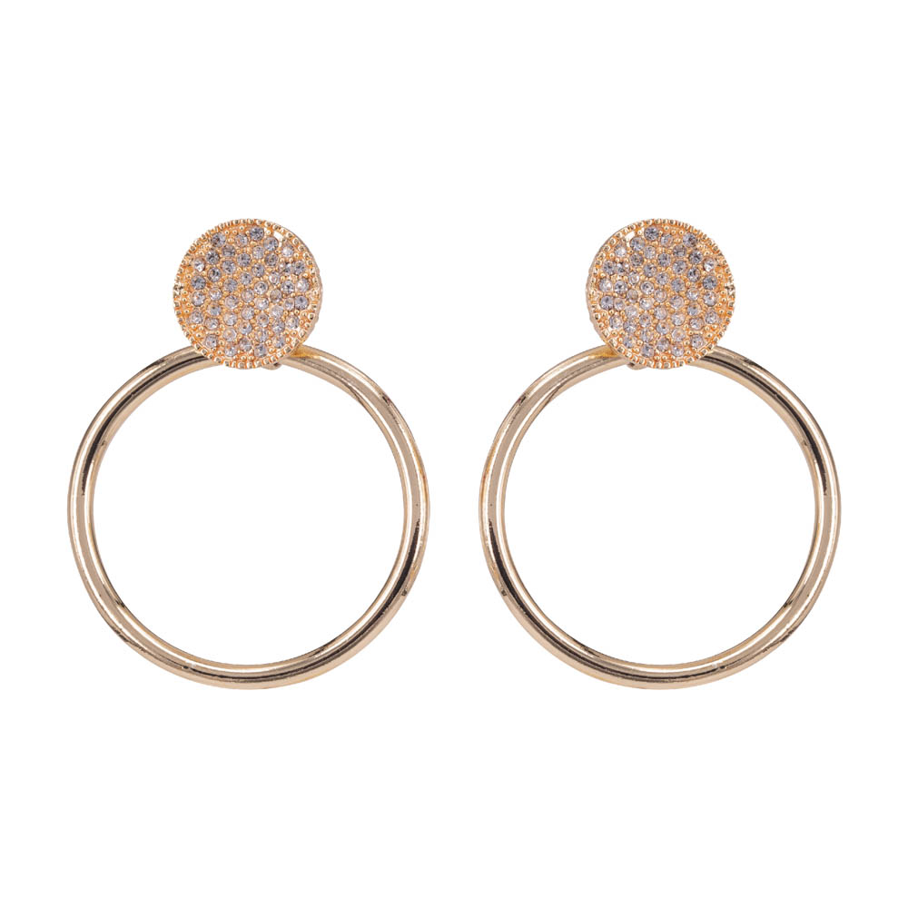 

Серьги из бижутерного сплава OTOKODESIGN 1-56744, стразы, 1-56744