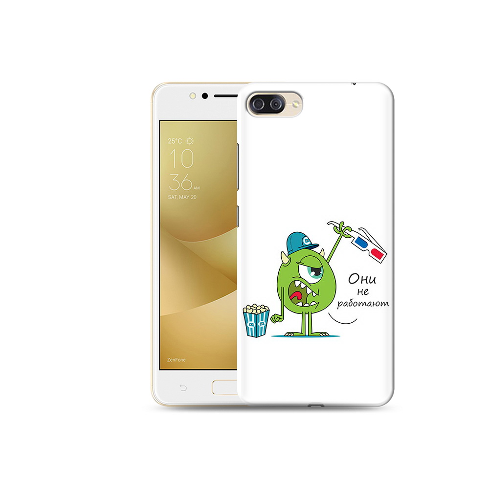 

Чехол MyPads Tocco для Asus ZenFone 4 Max (ZC520KL) Очки не работают (PT91421.650.129), Прозрачный, Tocco