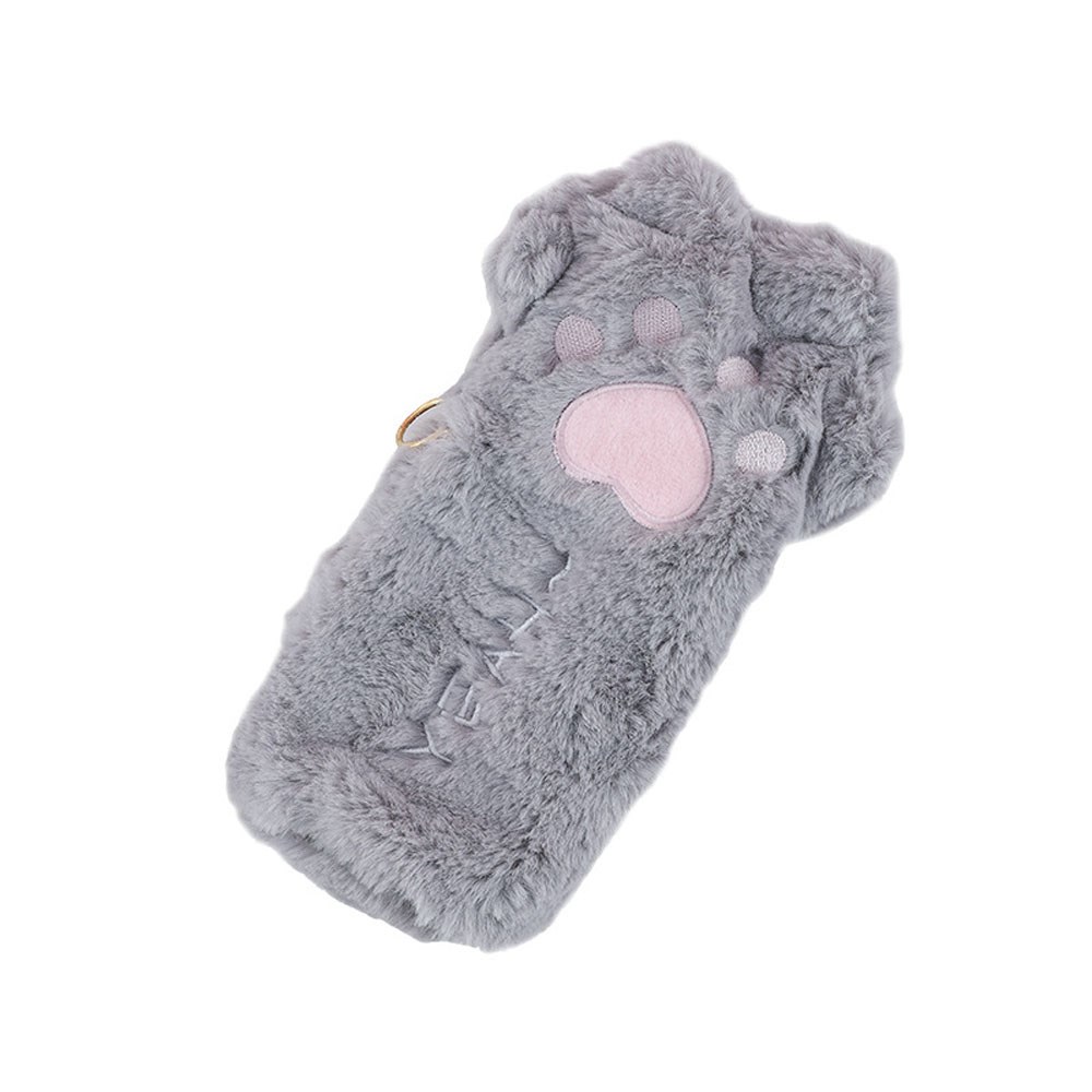 

Пенал Кошачья лапка серый