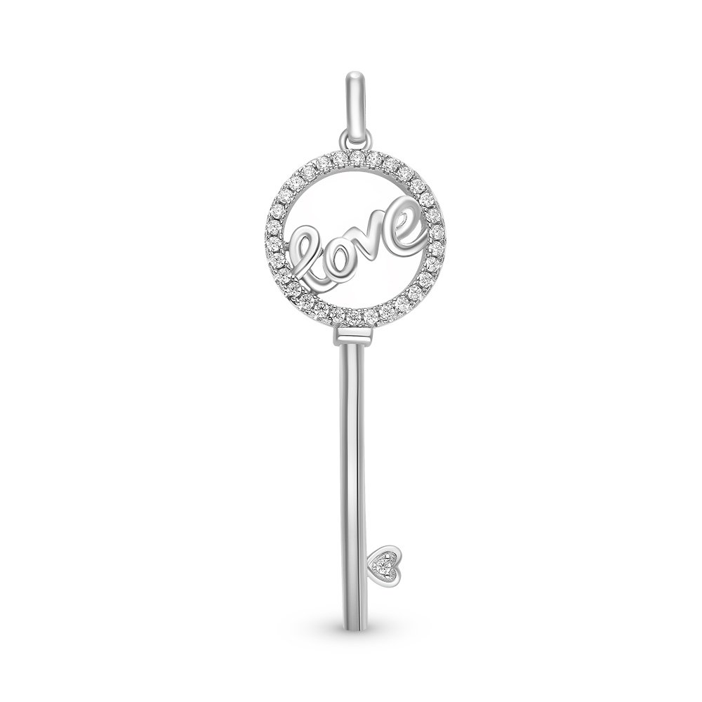 

Подвеска из серебра с фианитом 585Gold 703005456, 703005456
