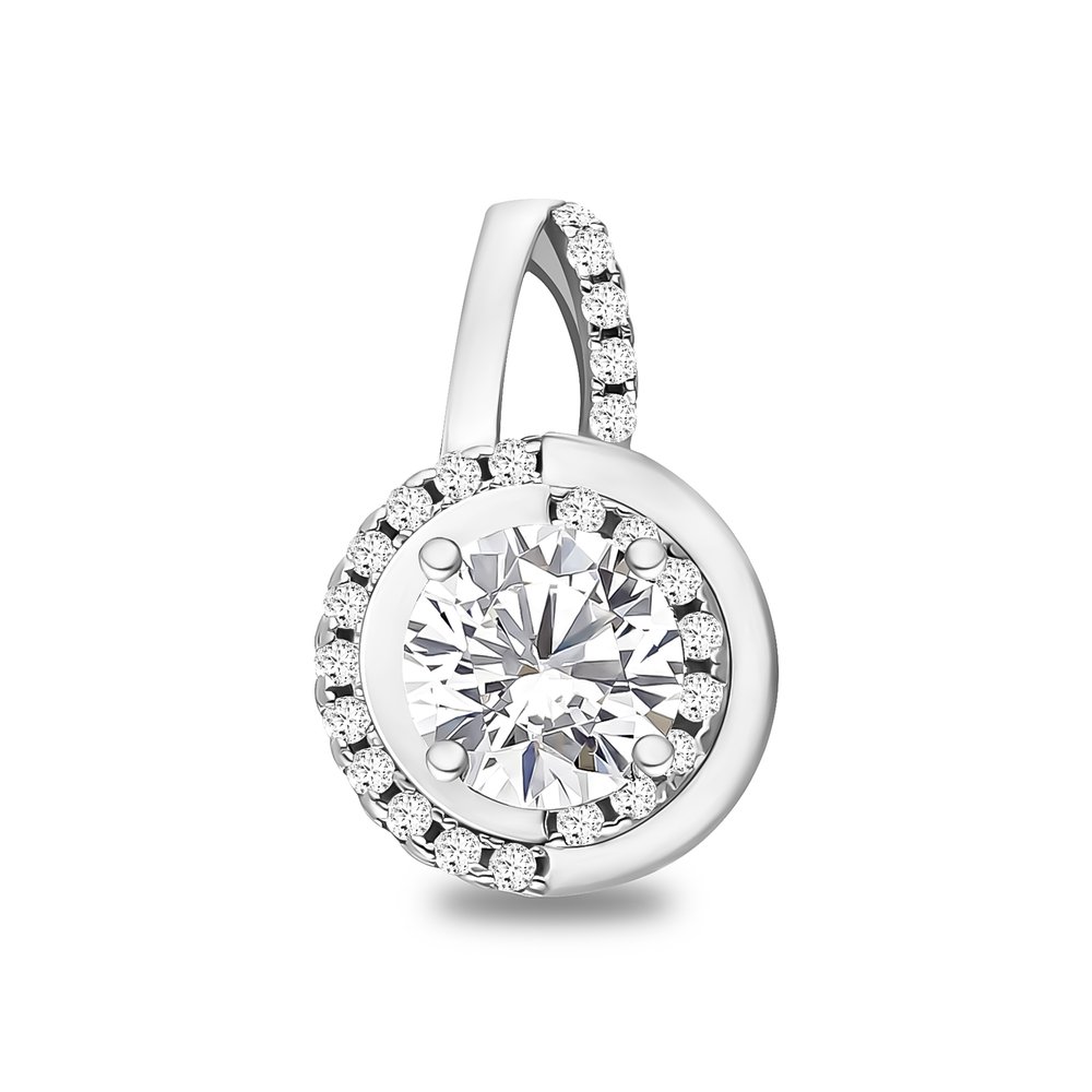 

Подвеска из серебра с фианитом 585Gold 703005454, 703005454