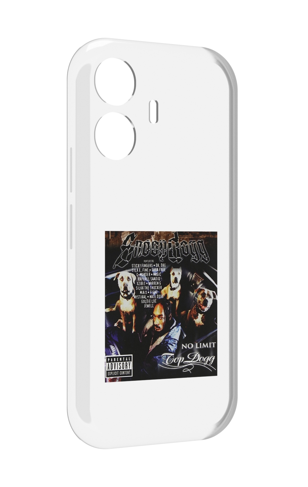 

Чехол MyPads Snoop Dogg NO LIMIT TOP DOGG для Vivo Y77E / Vivo iQOO Z6 Lite, Прозрачный, Tocco