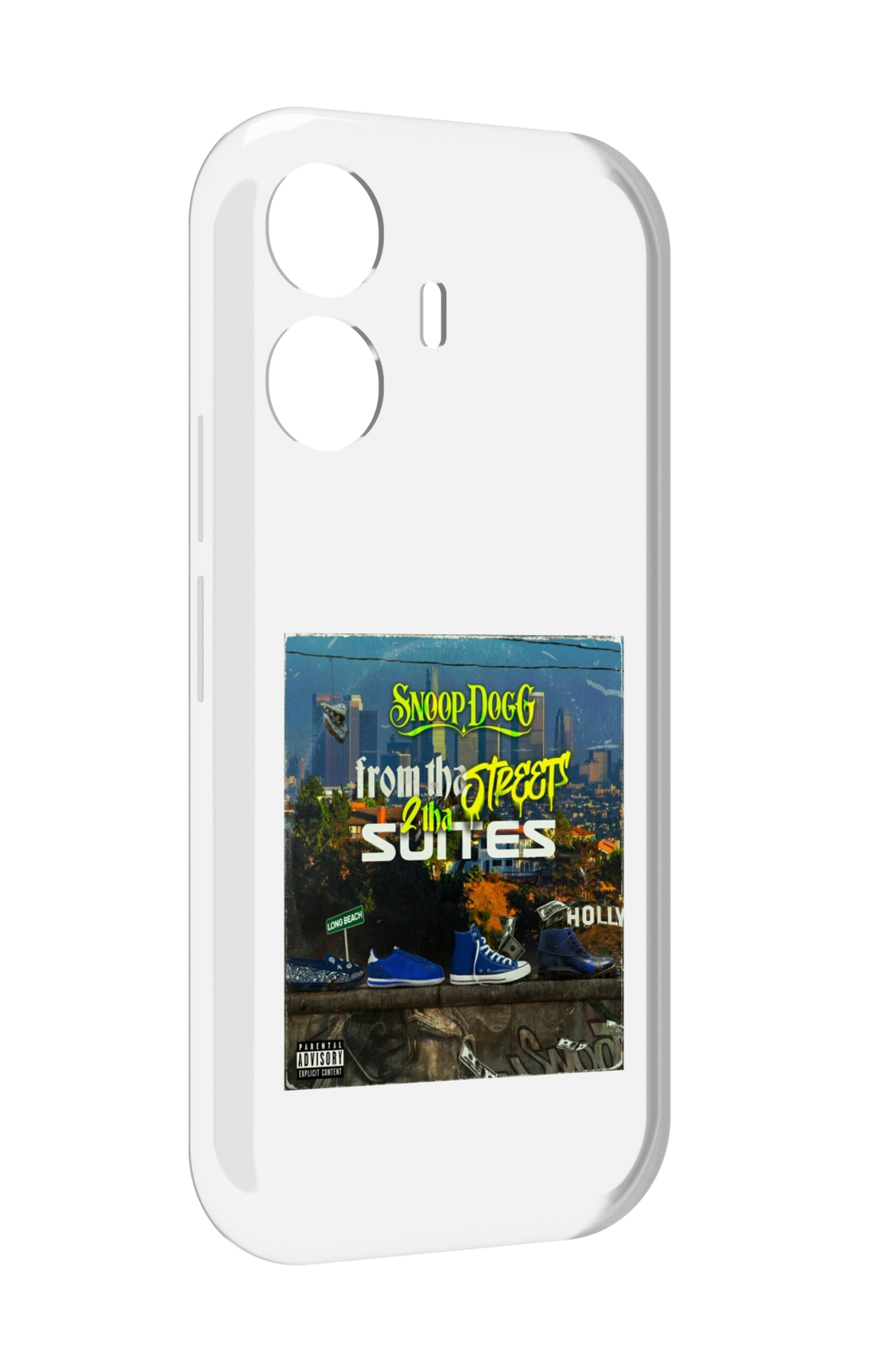 

Чехол MyPads Snoop Dogg FROM THE STREET 2 THA SUITES для Vivo Y77E / Vivo iQOO Z6 Lite, Прозрачный, Tocco