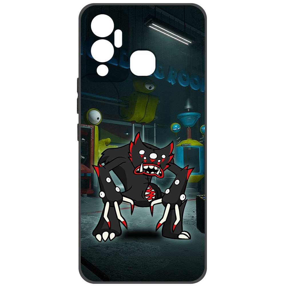 

Чехол-накладка Софт Хаги Ваги - Килли Вилли для Infinix Hot 12 Play, Черный