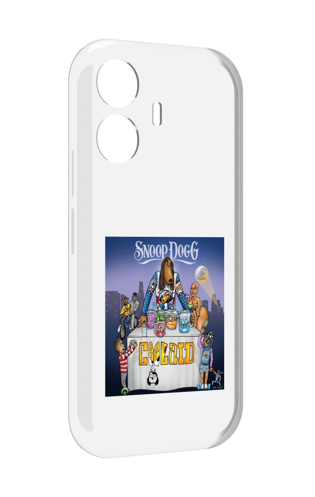 

Чехол MyPads Snoop Dogg COOLAID для Vivo Y77E / Vivo iQOO Z6 Lite, Прозрачный, Tocco