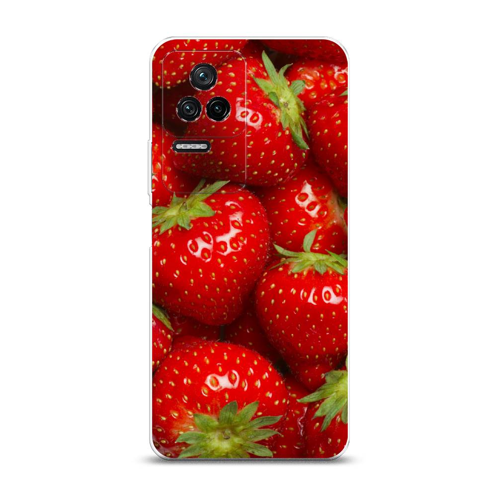 

Чехол Awog на Poco F4/Redmi K40S "Клубника", Разноцветный, 314650-10