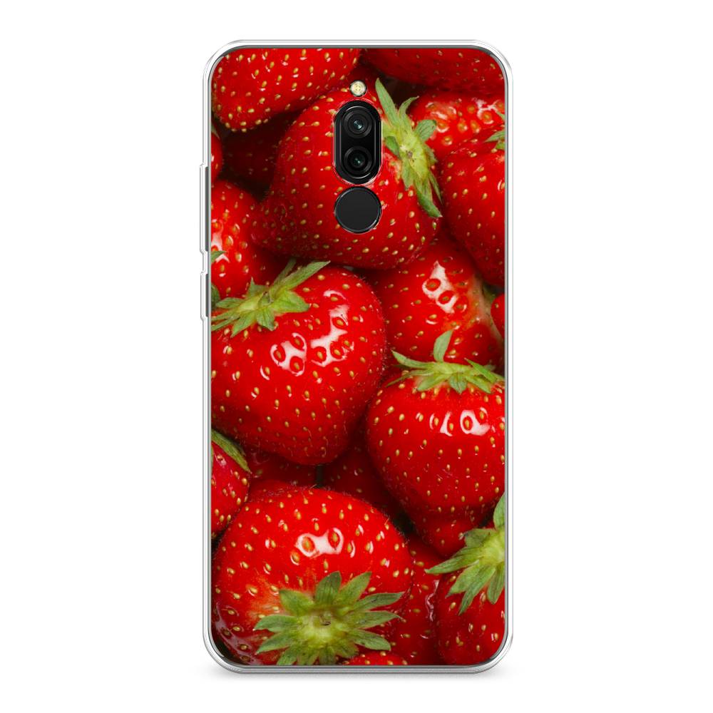

Чехол Awog на Xiaomi Redmi 8 "Клубника", Разноцветный, 37150-10