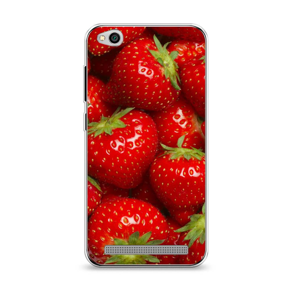 

Чехол Awog на Xiaomi Redmi 5A "Клубника", Разноцветный, 32850-10
