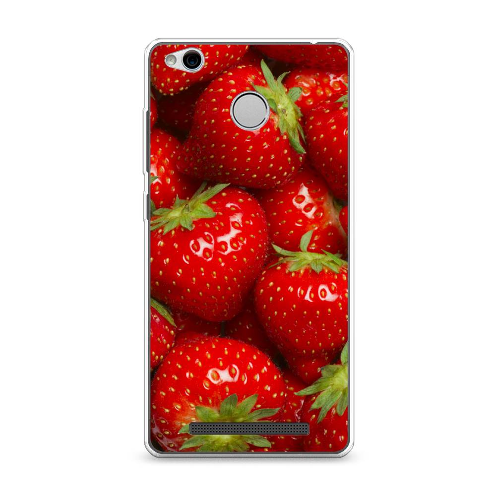 

Чехол Awog на Xiaomi Redmi 3 Pro (3S) "Клубника", Разноцветный, 30950-10