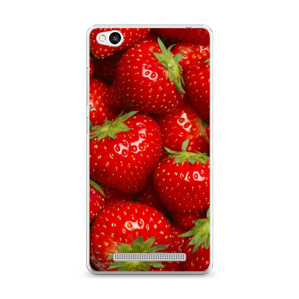 

Чехол Awog на Xiaomi Redmi 3 "Клубника", Разноцветный, 30850-10