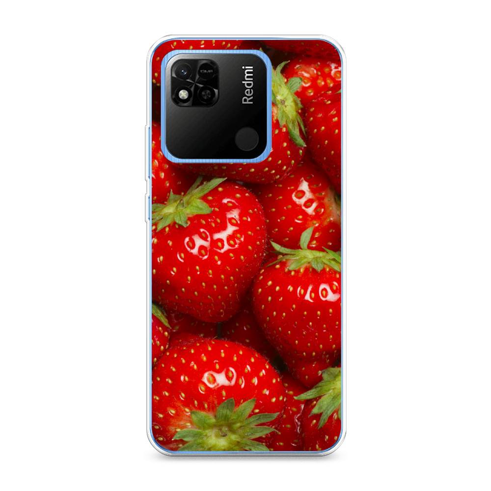 

Чехол Awog на Xiaomi Redmi 10A "Клубника", Разноцветный, 313950-10