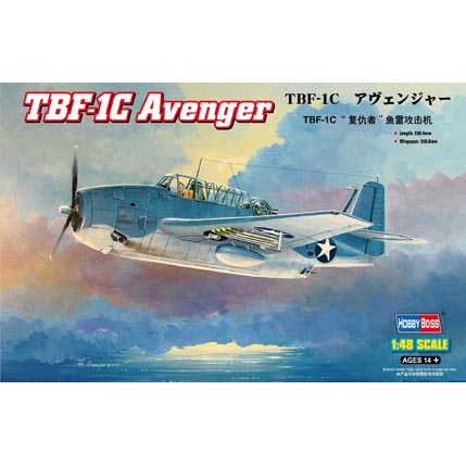 

Сборная модель HobbyBoss 1/48 Самолет TBF-1C "Avenger" 80314