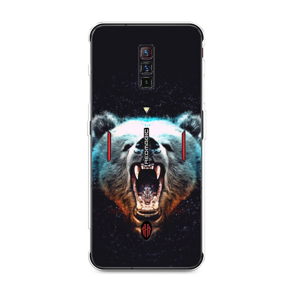 

Чехол Awog на ZTE Nubia Red Magic 6 / ЗТЕ Нубиа Ред Мэджик 6 "Медведь", Разноцветный, 135150-2