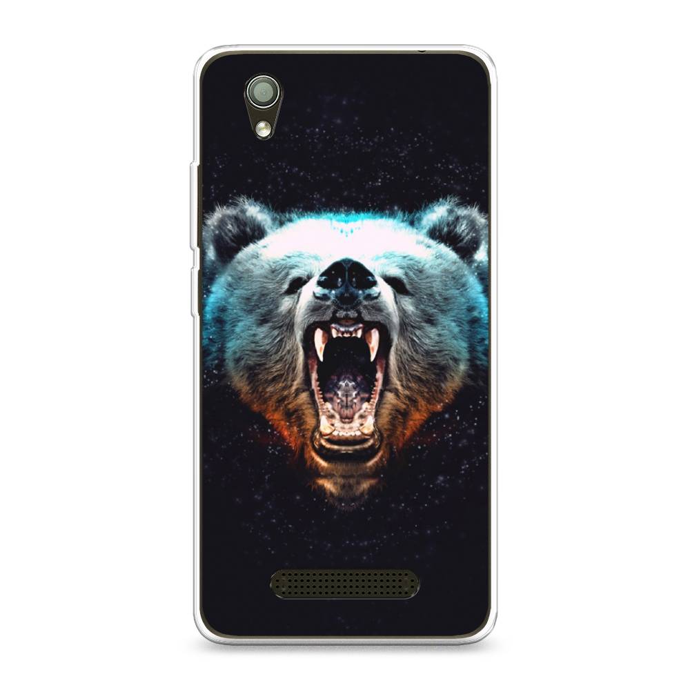 

Чехол Awog на ZTE Blade X3 / ЗТЕ Блэйд X3 "Медведь", Разноцветный, 130650-2