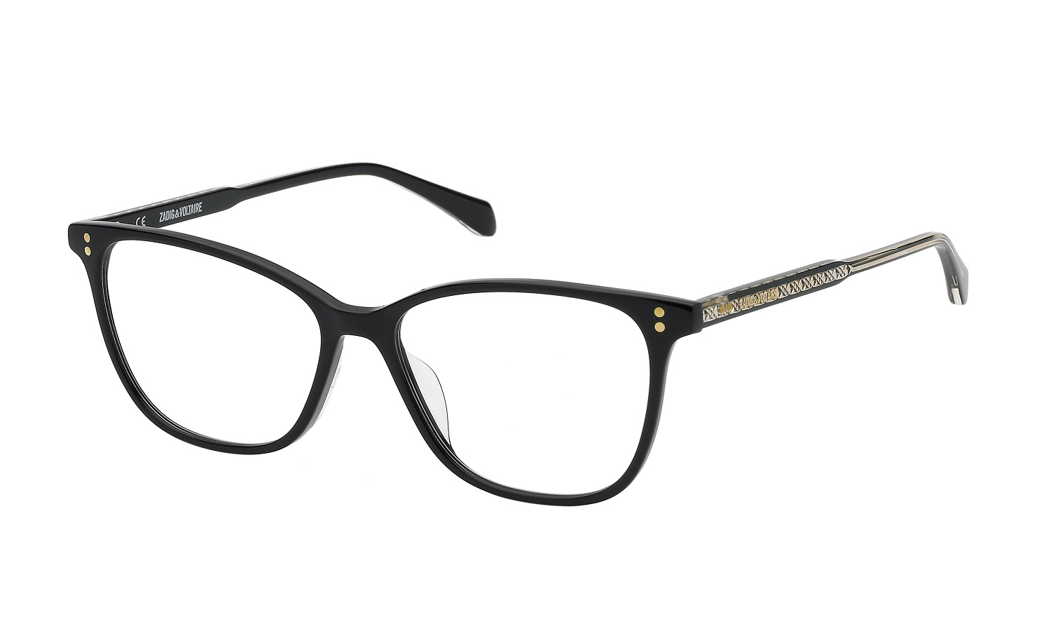 

Оправа для очков женская Zadig&Voltaire ZIV-1VZV332540700, черный, ZIV-1VZV332540700
