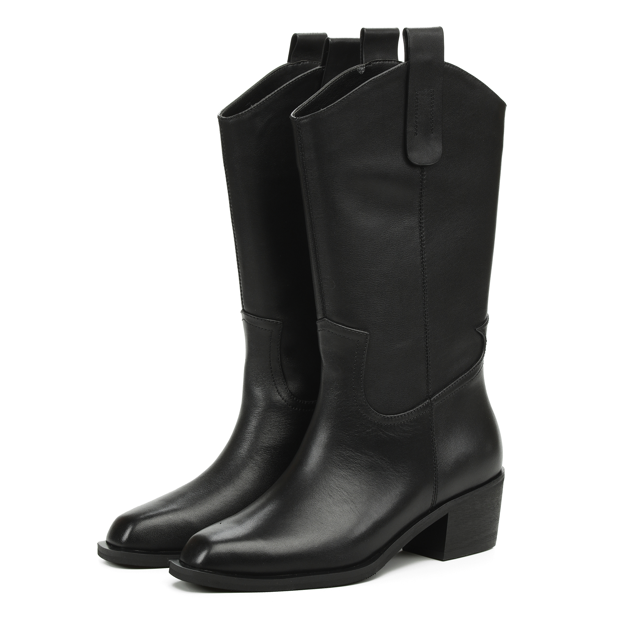 Полусапоги женские RESPECT PREMIUM IS30-179257 черные 35 RU 15291₽