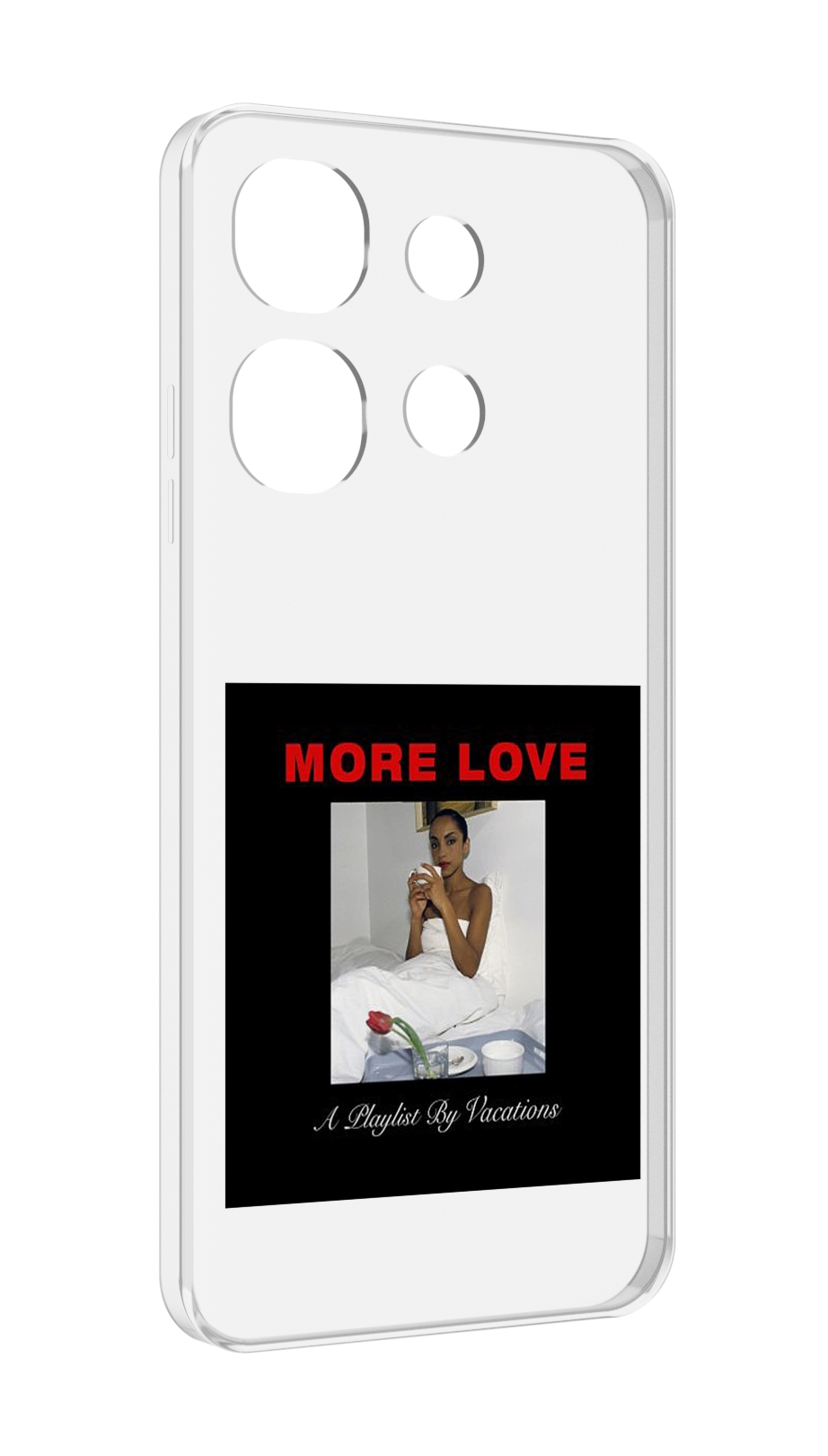 Чехол MyPads Drake & Sade - More Love для Tecno Spark Go 2023 (BF7) / Tecno Smart 7 про...