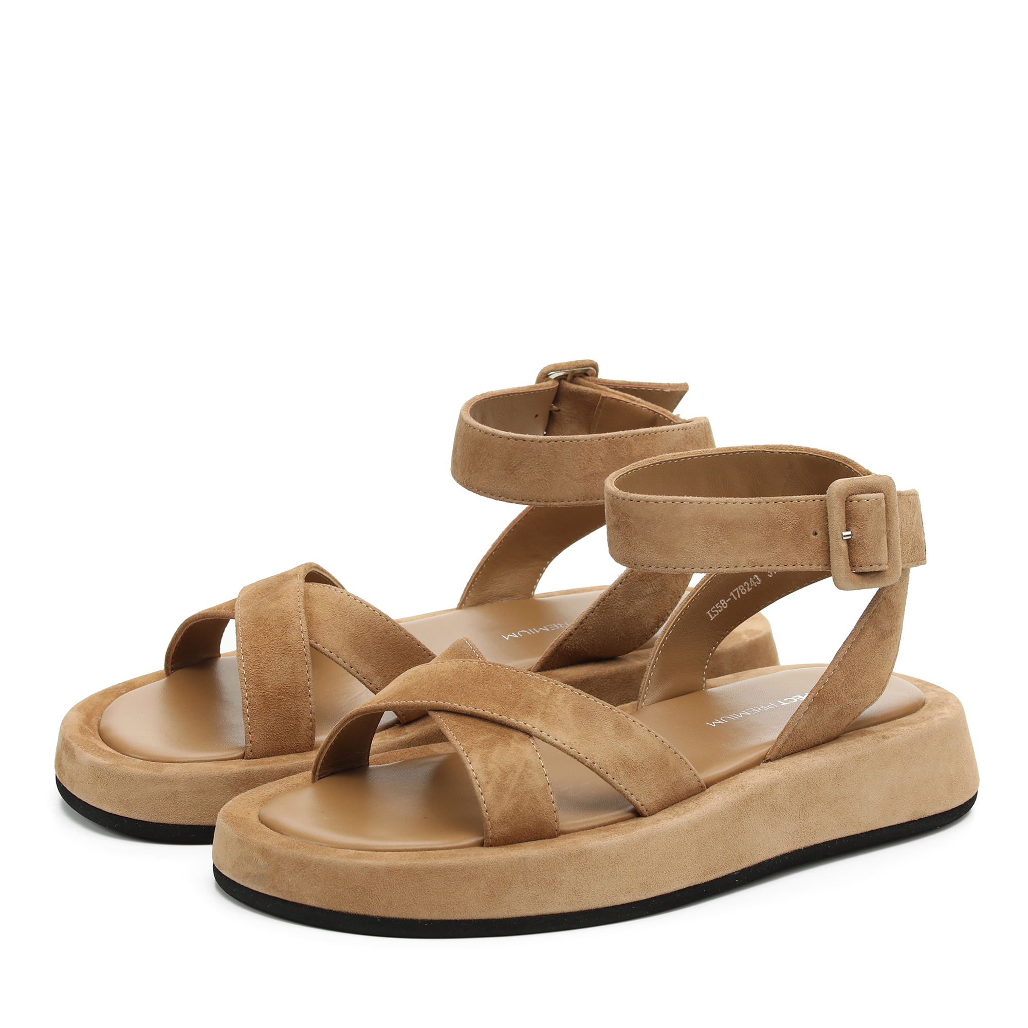 Сандалии женские RESPECT PREMIUM IS58-178243 коричневые 38 RU 10990₽