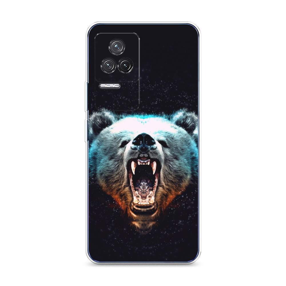 

Чехол Awog на Xiaomi Redmi K50 "Медведь", Разноцветный, 312250-2