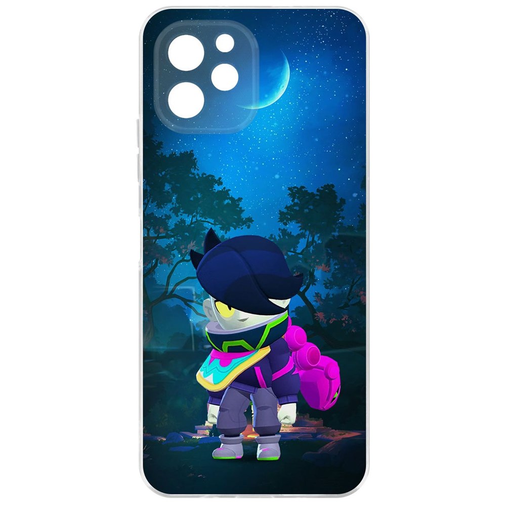 

Чехол-накладка Brawl Stars-Орочи Эдгар для Huawei Nova Y61, Прозрачный