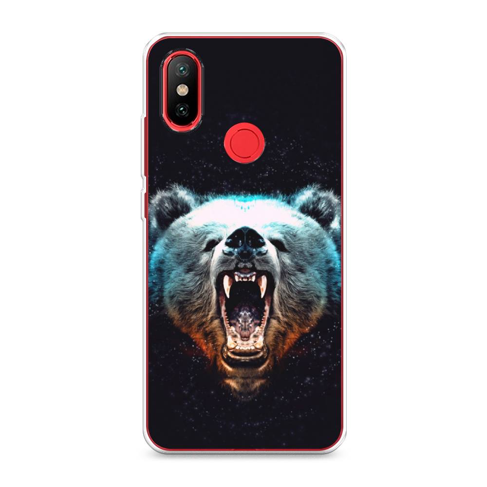

Чехол Awog на Xiaomi Mi 6X/A2 "Медведь", Разноцветный, 33350-2