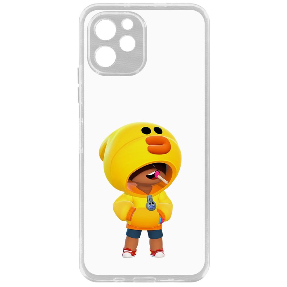 

Чехол-накладка Brawl Stars-Леон Салли для Huawei Nova Y61, Прозрачный