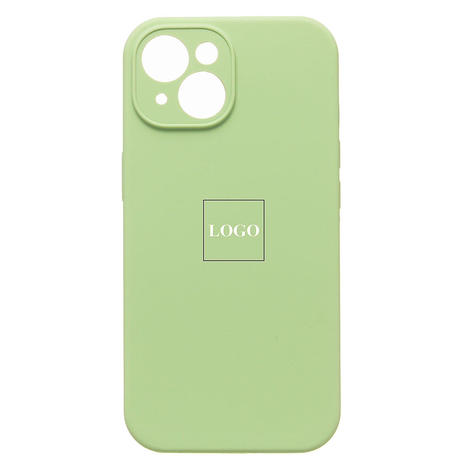 

Чехол для iPhone 15 силиконовый Soft Touch с закрытой камерой <зеленый> (премиум)