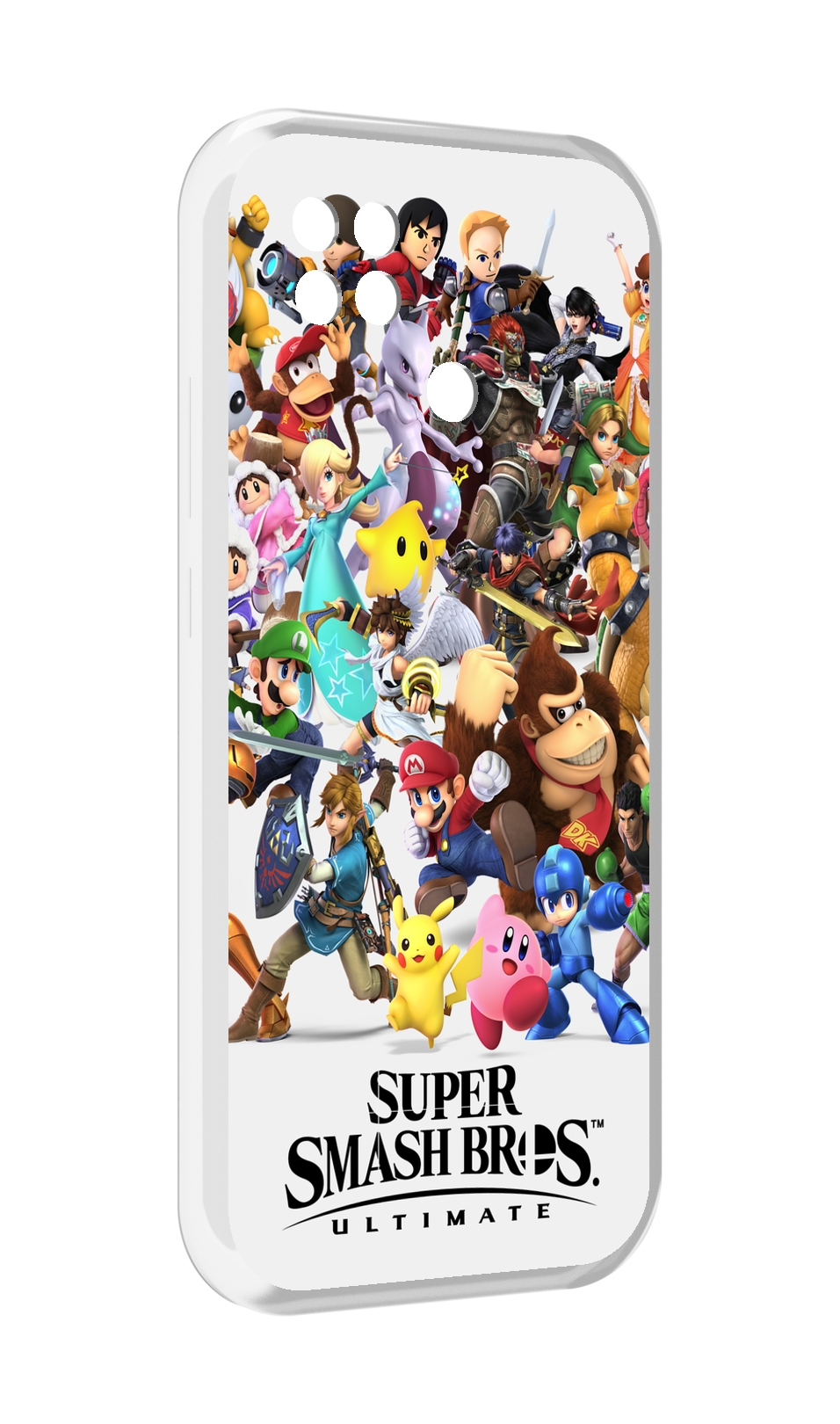 

Чехол Mypads Super Smash Bros Для Poco C40, Прозрачный, Tocco