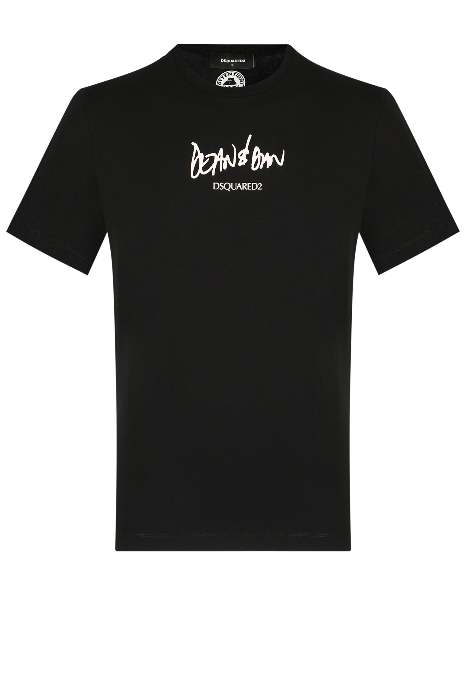 

Футболка женская DSquared2 124423 черная S, Черный, 124423