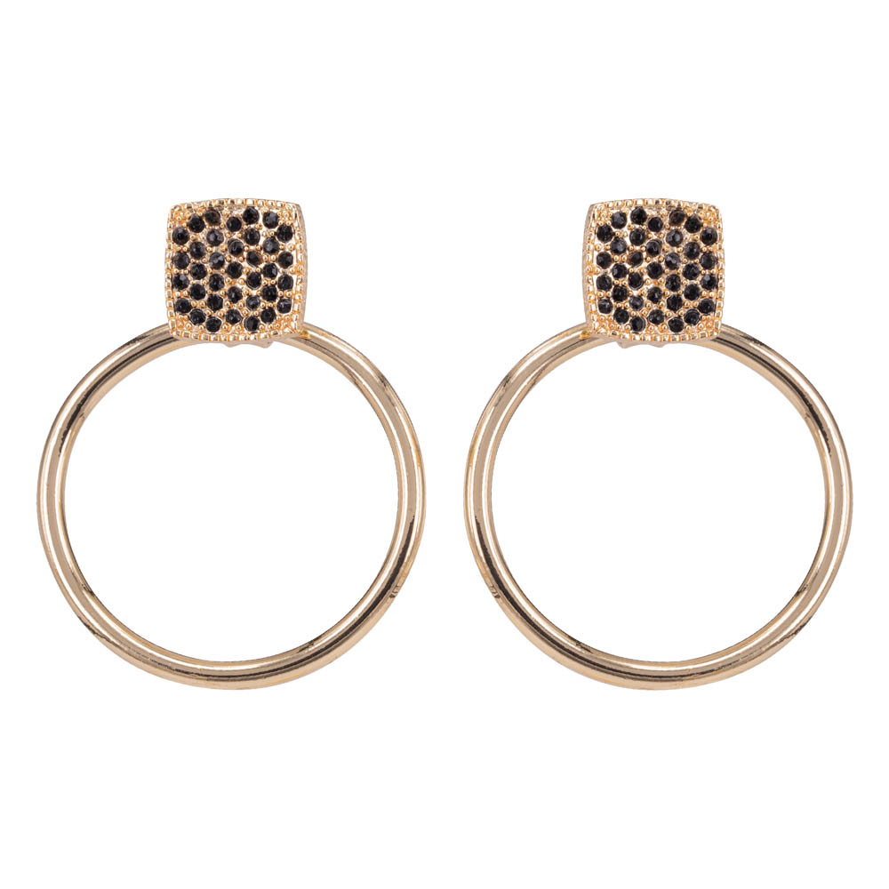 

Серьги из бижутерного сплава OTOKODESIGN 1-56740, стразы, 1-56740