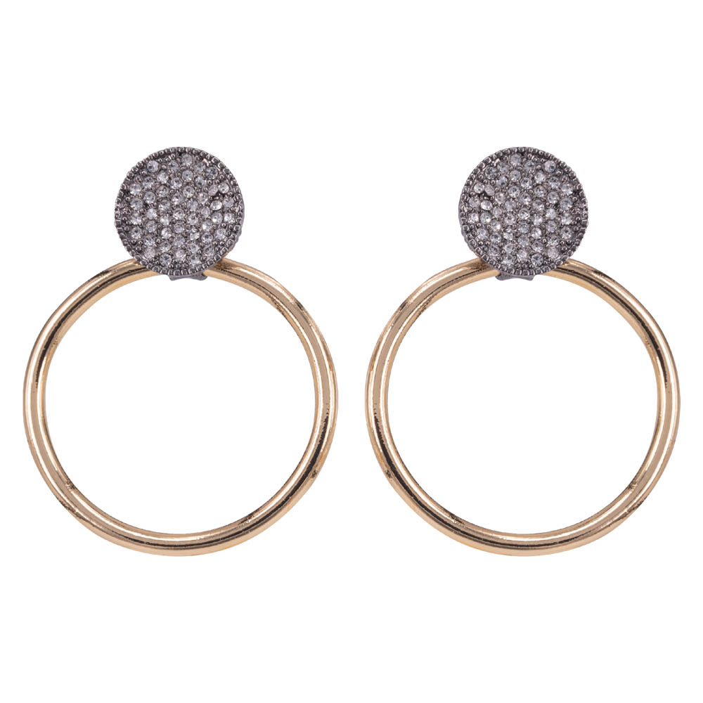 

Серьги из бижутерного сплава OTOKODESIGN 1-56745, стразы, 1-56745