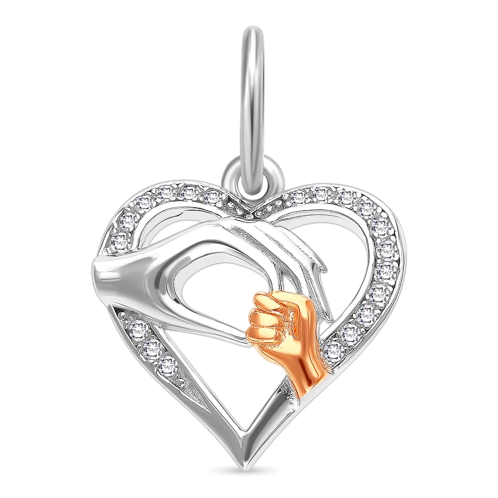 

Подвеска из серебра с фианитом 585Gold 703005042, 703005042