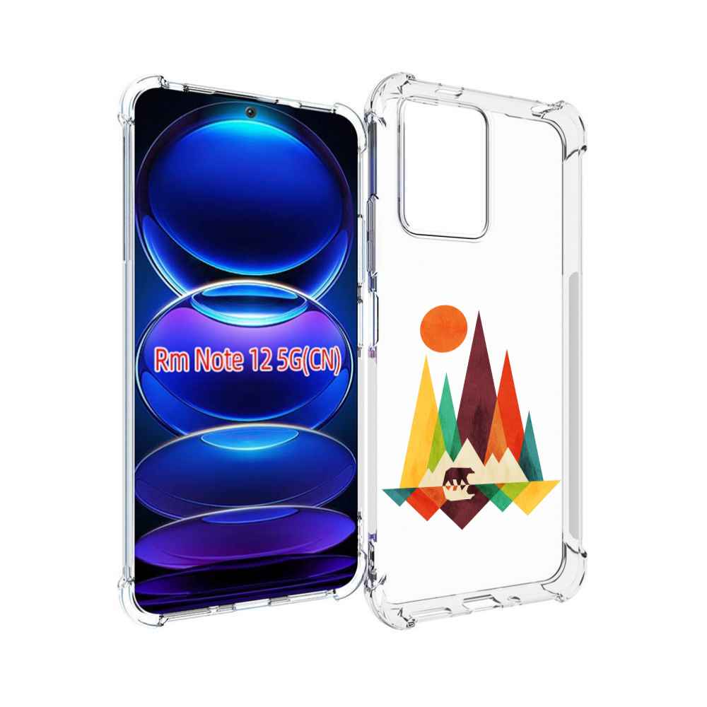 

Чехол MyPads нарисованные горы с медведем для Xiaomi Redmi Note 12, Прозрачный, Tocco
