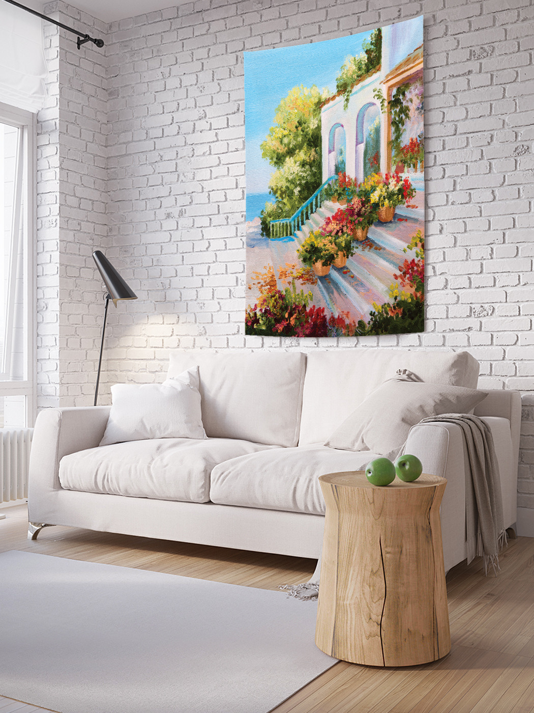 

Вертикальное фотопанно на стену JoyArty Из дома в море 150x200 см, Из дома в море