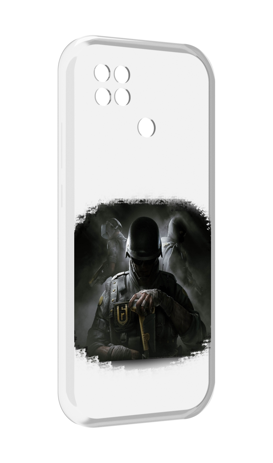 

Чехол Mypads Rainbow Six Siege Для Poco C40, Прозрачный, Tocco
