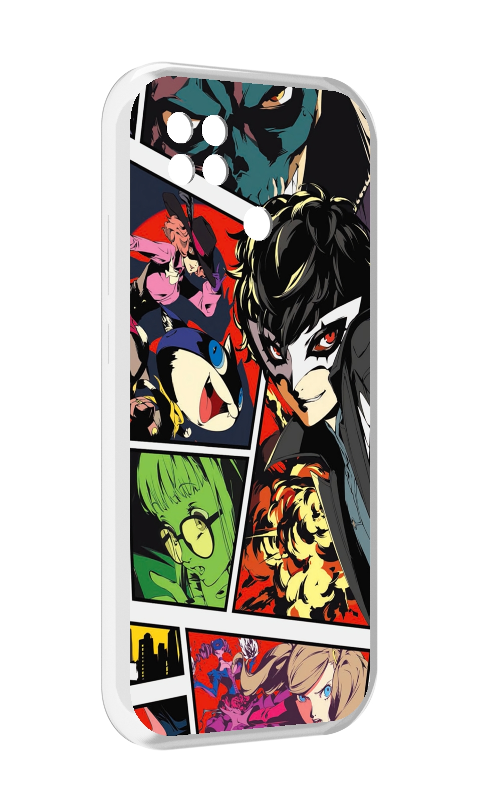 

Чехол Mypads Persona 5 Art Для Poco C40, Прозрачный, Tocco