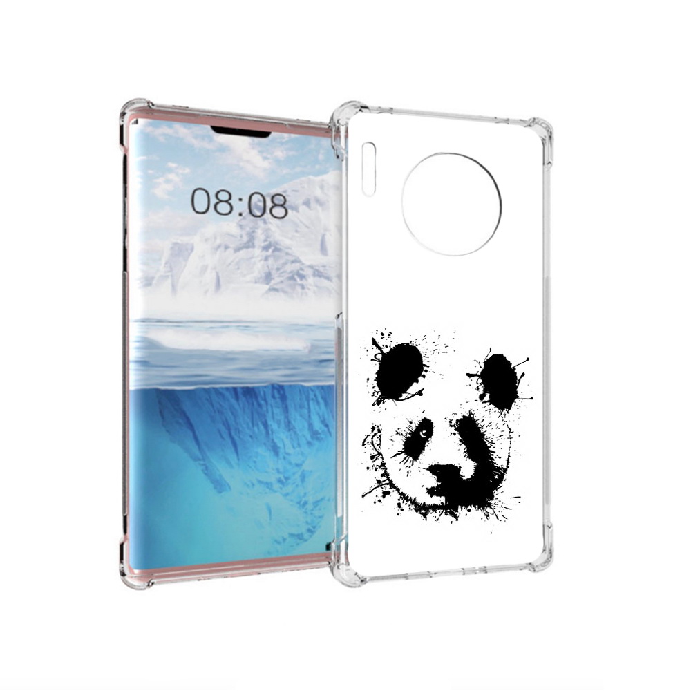

Чехол MyPads Tocco для Huawei Mate 30 Pro клякса-панда, Прозрачный, Tocco
