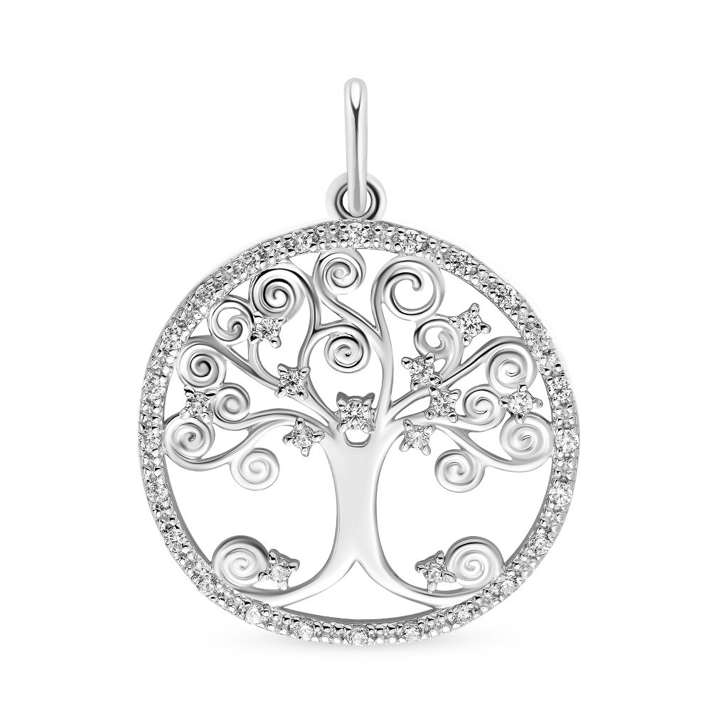 

Подвеска из серебра с фианитом 585Gold 703004378, 703004378