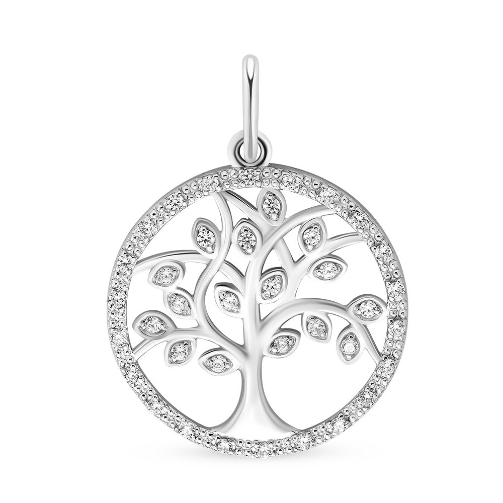 

Подвеска из серебра с фианитом 585Gold 703004377, 703004377