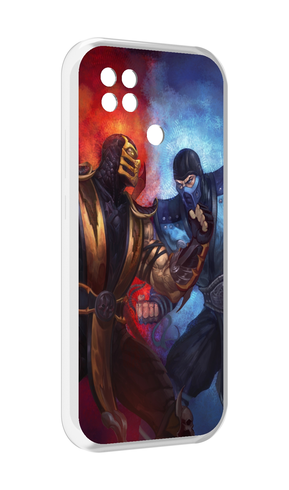 

Чехол MyPads Mortal Kombat art для Xiaomi Poco C40, Прозрачный, Tocco