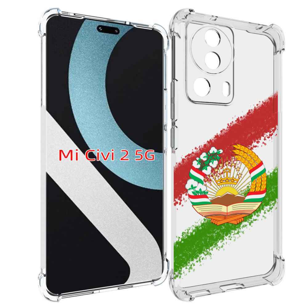 

Чехол MyPads герб флаг Таджикистана для Xiaomi Civi 2, Прозрачный, Tocco