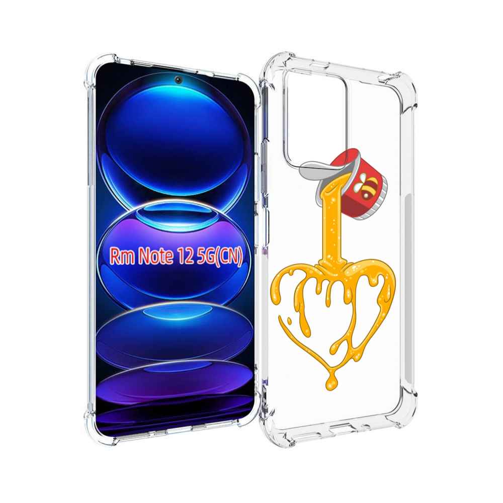 

Чехол MyPads медовое сердце для Xiaomi Redmi Note 12, Прозрачный, Tocco