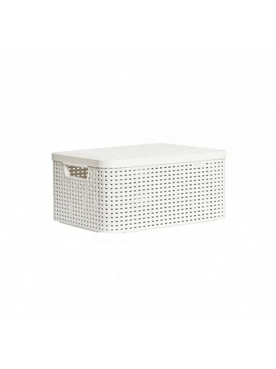 

Корзина Curver Rattan Style Box M кремовая