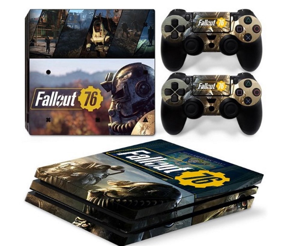 

Наклейка для PS4 Pro Фоллаут (Fallout), Разноцветный