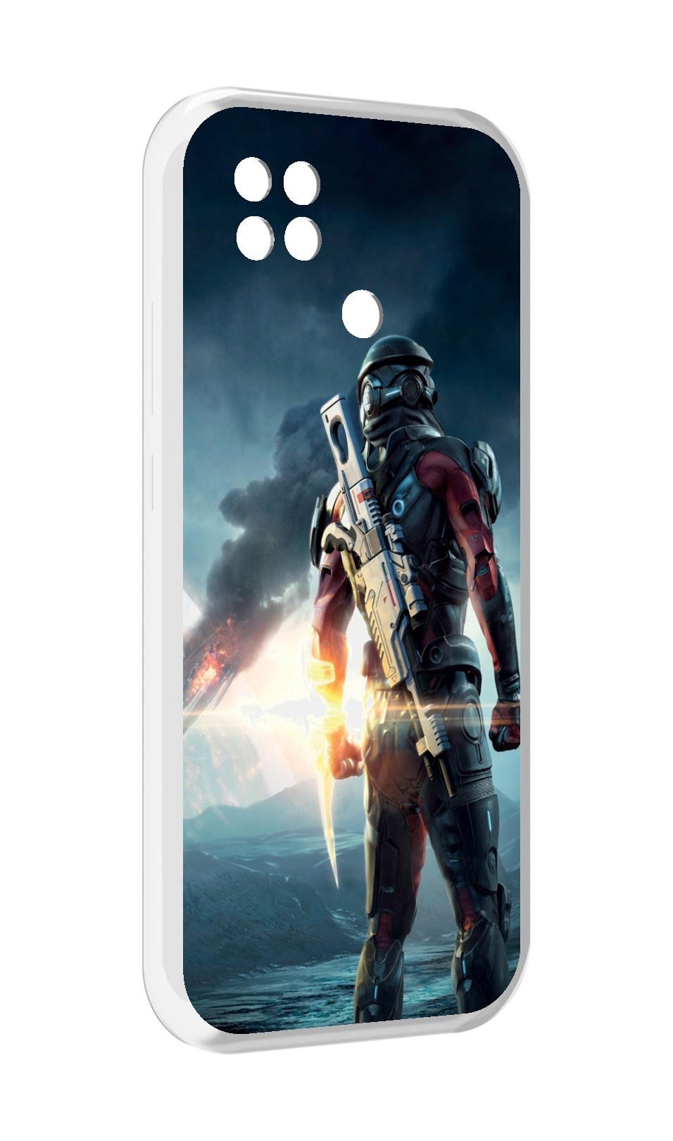 

Чехол Mypads Mass Effect Andromeda Ryder Для Poco C40, Прозрачный, Tocco