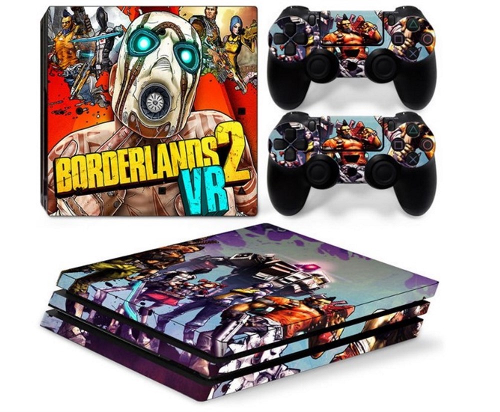 

Наклейка для PS4 Pro Бордэрлэндс (Borderlands 2 VR), Разноцветный