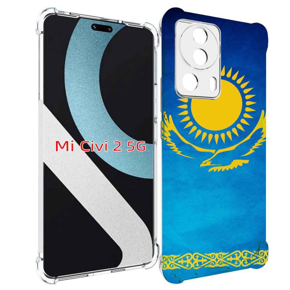 

Чехол MyPads герб и флаг казахстана для Xiaomi Civi 2, Прозрачный, Tocco