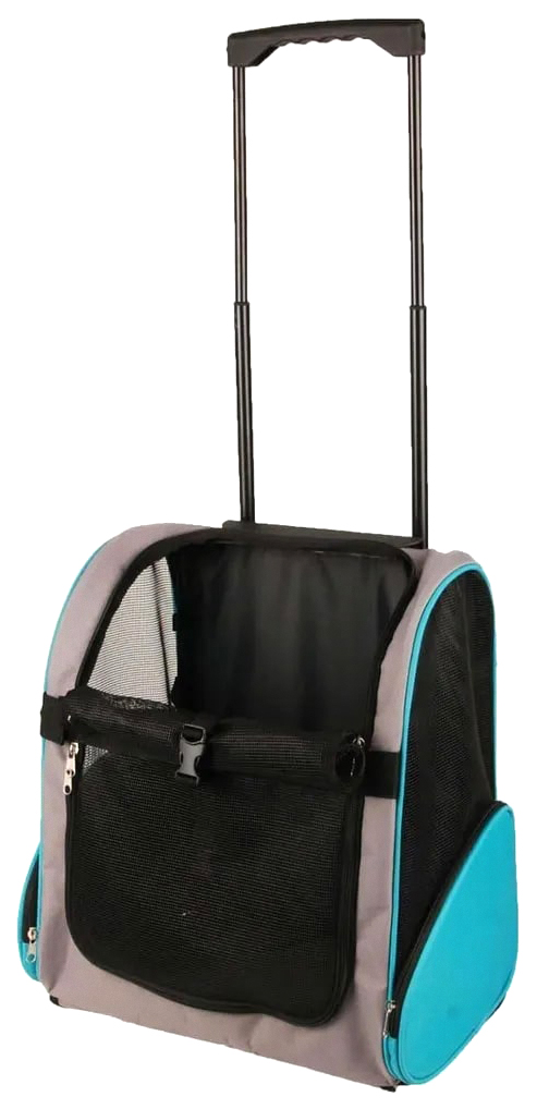 Сумка-рюкзак Flamingo Tirza 38x26x46 см на колесах черно-синяя
