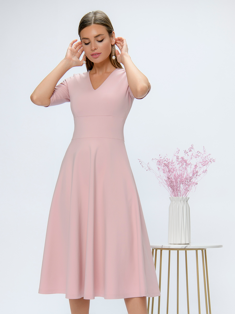 

Платье женское 1001dress 102219 розовое 40 RU, Розовый, 102219
